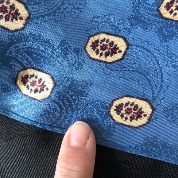 Vtg Glentex Paisley Print Scarf - Picture 10 of 11